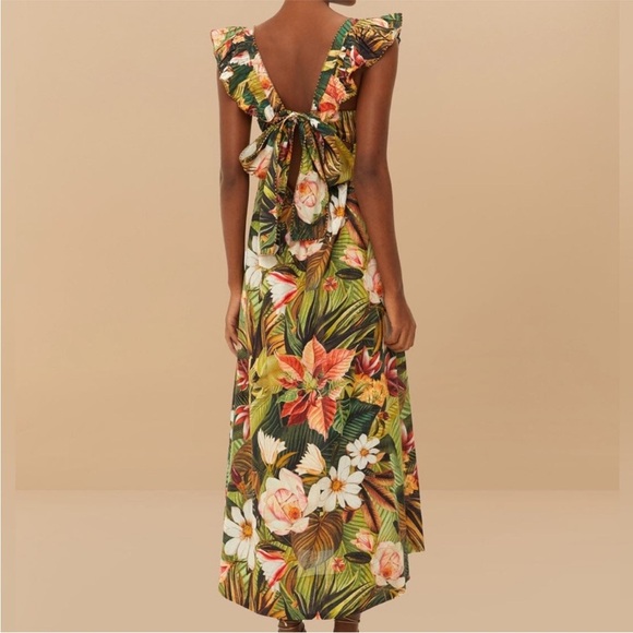 Farm Rio Botanical Forest maxi dress - Picture 8 of 11